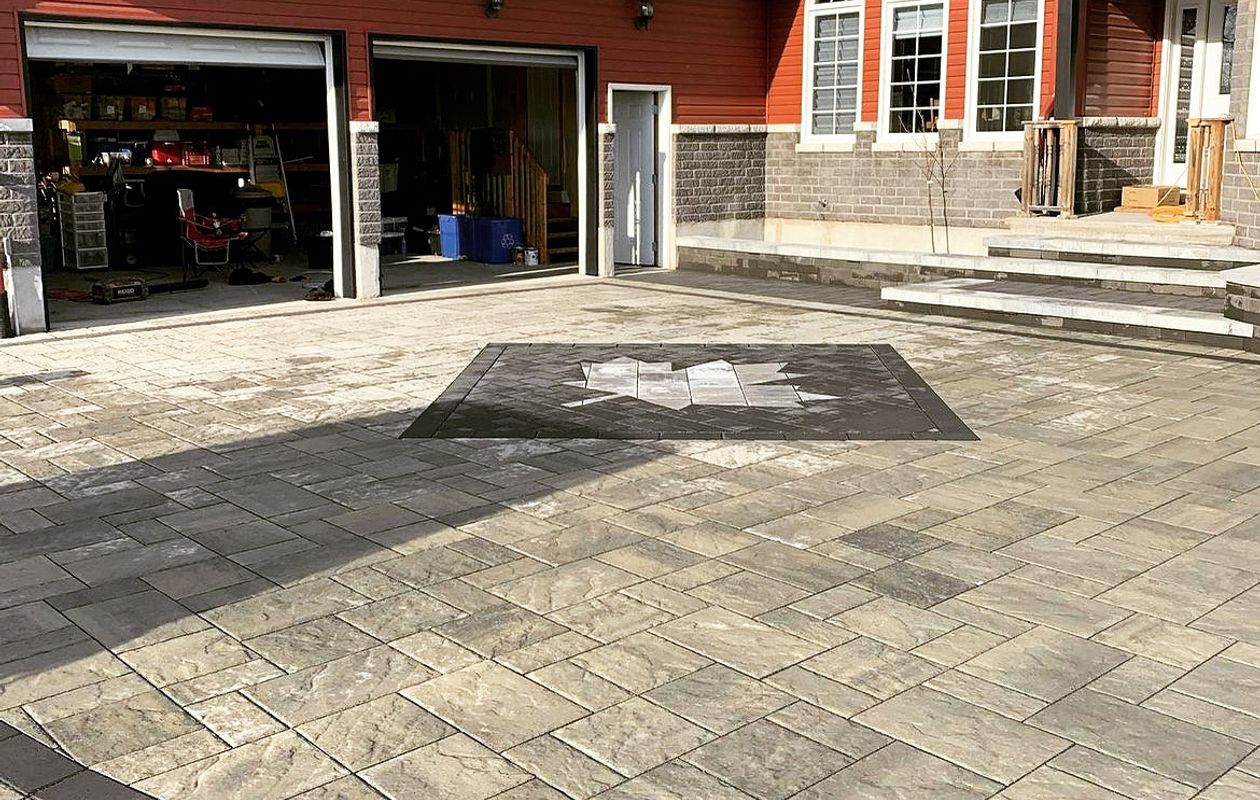 A front yard redone by Abbey Landscaping