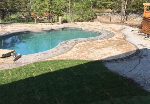 Backyard pool