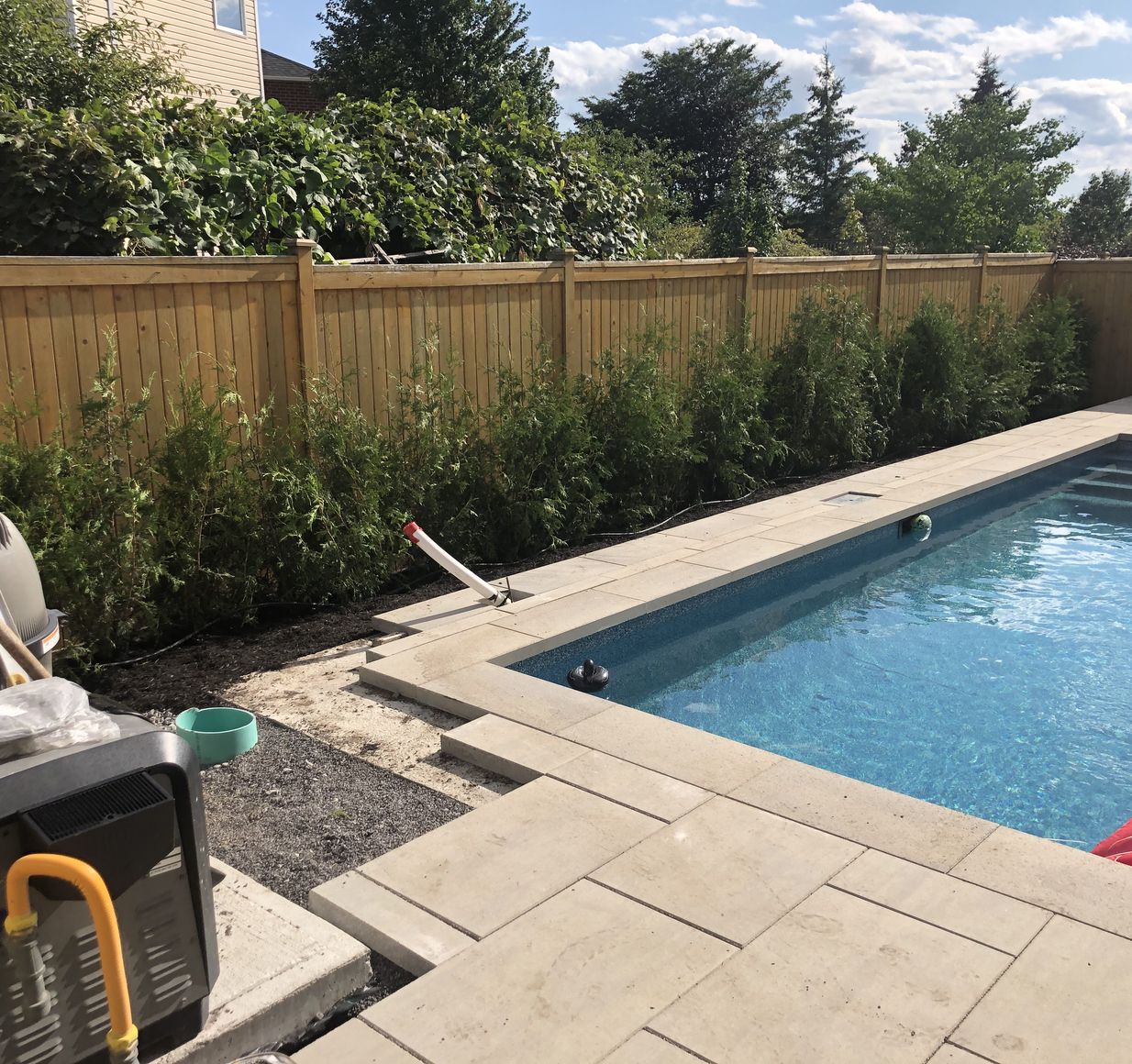 Patios and pool