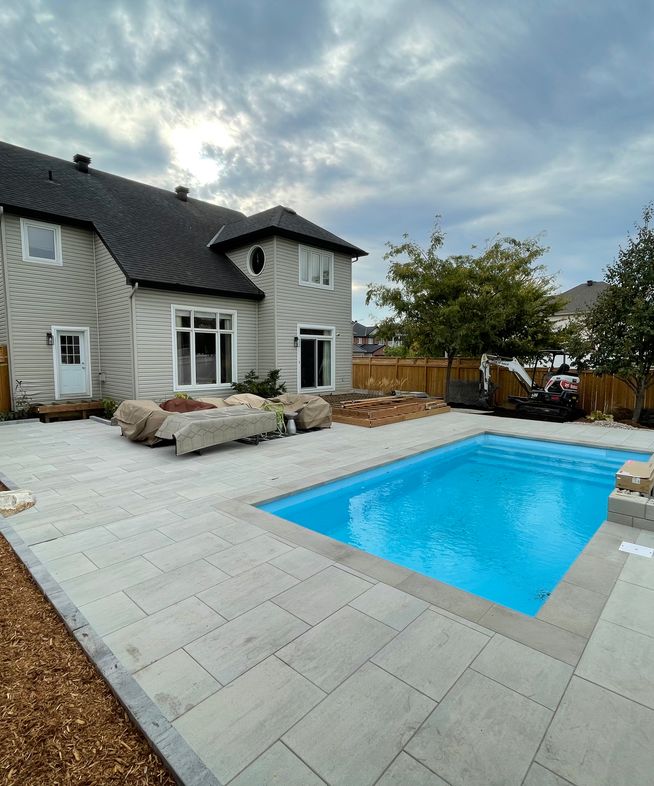 Backyard pool
